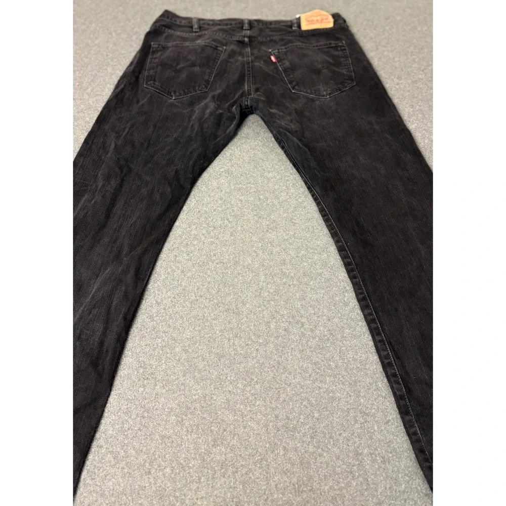 Levis 501 Original Fit Jeans Mens 40x32 Black Straight Leg Denim 00501-0638